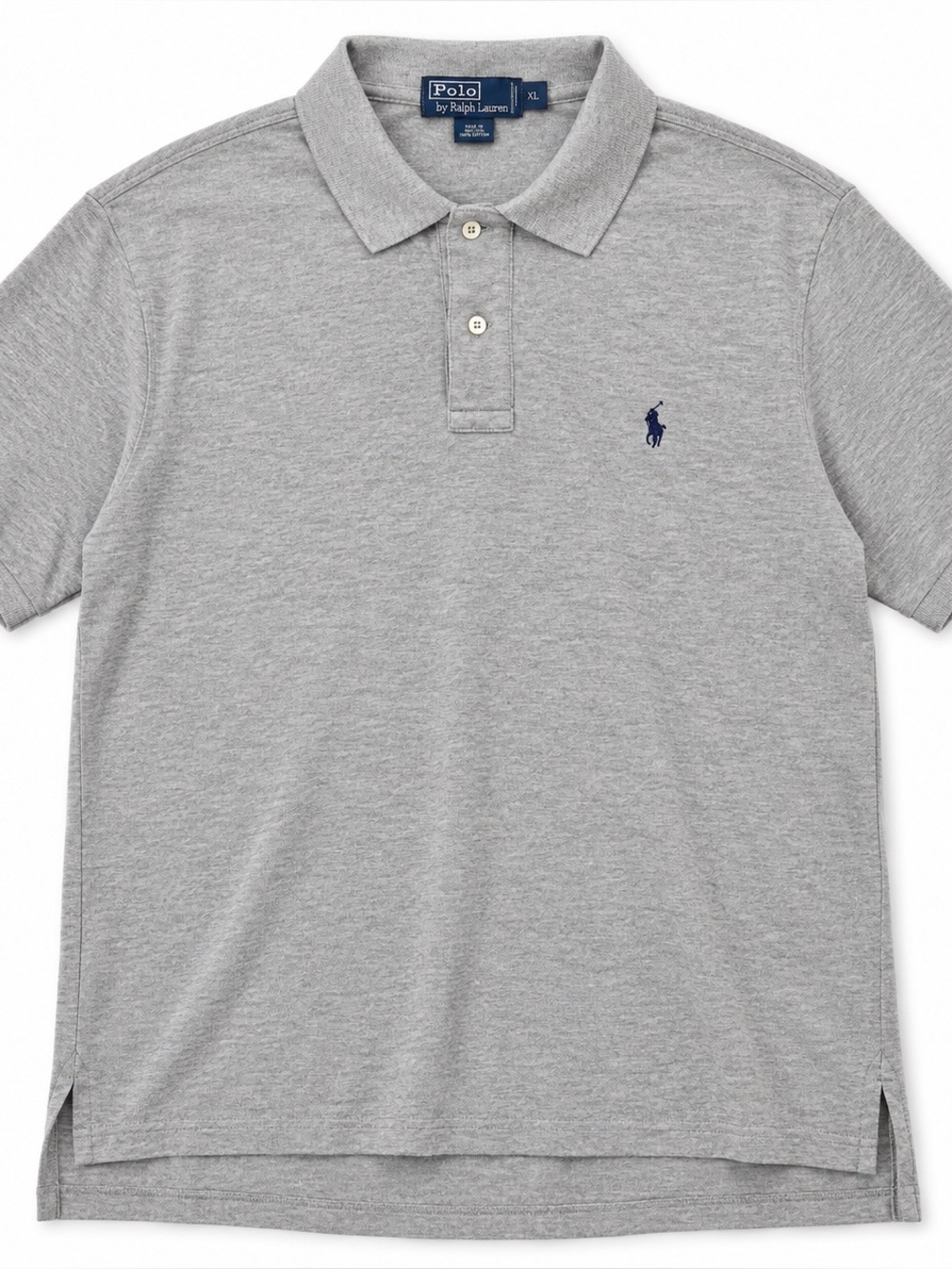 Polo Ralph Lauren Classic Fit Gray Polo Shirt Men’s XL Cotton